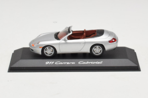 Porsche 911 996 Cabriolet Sølv Minichamps 1:43 WAP02004097 Metal