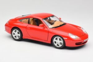 Porsche 911 996 Carrera 4 Rød Bburago 1:18 30085 Metal — billede 6 af 8