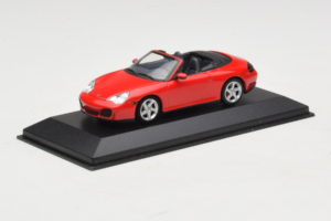 Porsche 911 996 Carrera 4S Cabriolet Rød Minichamps 1:43 400062831 Metal — billede 2 af 4