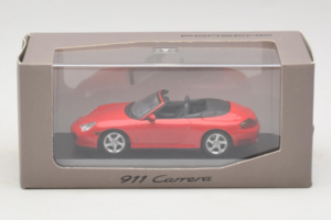 Porsche 911 996 Carrera 4S Cabriolet Rød Minichamps 1:43 400062831 Metal — billede 4 af 4
