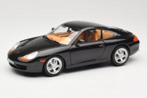 Porsche 911 996 Carrera Sort Bburago 1:18 3385-M2 Metal