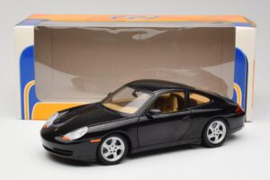 Porsche 911 996 Carrera Sort Gate 1:18 1043 Metal — billede 8 af 8