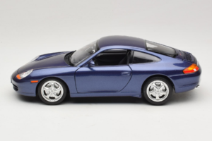 Porsche 911 996 Carrera Blå Bburago 1:18 WAP02100897 Metal — billede 4 af 8