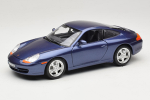 Porsche 911 996 Carrera Blå Bburago 1:18 WAP02100897 Metal