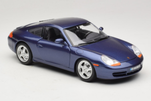 Porsche 911 996 Carrera Blå Bburago 1:18 WAP02100897 Metal — billede 6 af 8