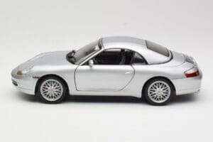 Porsche 911 996 Carrera Cabriolet Sølv Hot Wheels 1:18 213595 Metal — billede 4 af 8