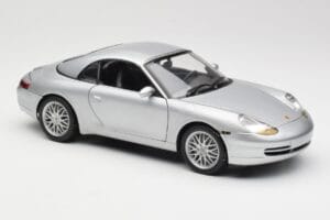 Porsche 911 996 Carrera Cabriolet Sølv Hot Wheels 1:18 213595 Metal — billede 6 af 8