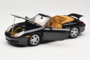 Porsche 911 996 Carrera Cabriolet Sort UT Models 1:18 WAP02100997 Metal — billede 2 af 8