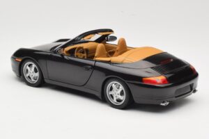 Porsche 911 996 Carrera Cabriolet Sort UT Models 1:18 WAP02100997 Metal — billede 7 af 8