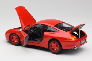 Porsche 911 996 Carrera Rød Begrænset Udgave Bburago 1:18 3385-M1 Metal — billede 5 af 8