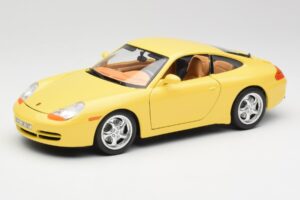 Porsche 911 996 Carrera Gul Bburago 1:18 30085-M1 Metal