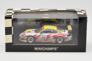 Porsche 911 996 GT3 Cup #93 L. Luhr / G. Maassen / E. Collard 24 Hours of Le Mans 2003 Minichamps 1:43 S5527 Metal — billede 4 af 4