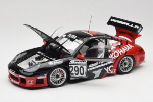 Porsche 911 996 GT3 RS #290 N. Bartels / H. Jacksties / F. Lorenzo Yokohama 24 Hours of Nurburgring 2003 AUTOart 1:18 80372 M — billede 2 af 8