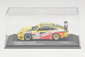 Porsche 911 GT3 RS #77 Konopka / McCormick 12 Hours of Sebring 2007 Minichamps 1:43 400076977 Metal — billede 4 af 5