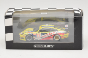 Porsche 911 GT3 RS #77 Konopka / McCormick 12 Hours of Sebring 2007 Minichamps 1:43 400076977 Metal — billede 5 af 5