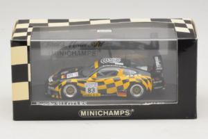 Porsche 911 996 GT3 RS #83 Rosa / Babini 24 Hours of Le Mans 2001 Minichamps 1:43 400016983 Metal — billede 4 af 4