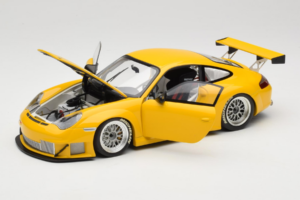 Porsche 911 996 GT3 RSR Yello ALMS 2004 Minichamps 1:18 100046401 Metal — billede 2 af 8