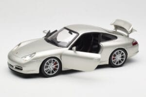 Porsche 911 996 GT3 Sølv Hot Wheels 1:18 C2590 Metal — billede 2 af 8