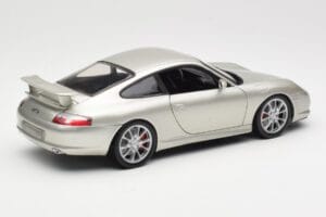 Porsche 911 996 GT3 Sølv Hot Wheels 1:18 C2590 Metal — billede 3 af 8