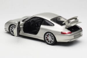 Porsche 911 996 GT3 Sølv Hot Wheels 1:18 C2590 Metal — billede 5 af 8