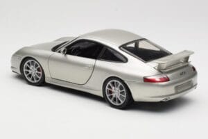 Porsche 911 996 GT3 Sølv Hot Wheels 1:18 C2590 Metal — billede 7 af 8
