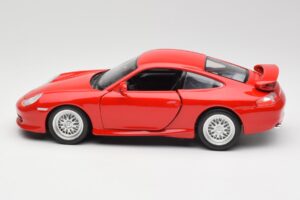 Porsche 911 996 GT3 Strasse Rød Bburago 1:18 30395 Metal — billede 4 af 8