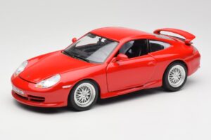 Porsche 911 996 GT3 Strasse Rød Bburago 1:18 30395 Metal