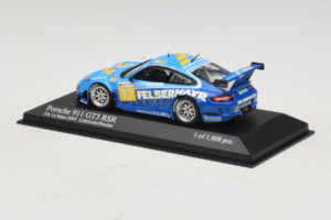 Porsche 911 GT3 R #77 M. Lieb / R. Lietz / W. Henzler 24 Hours of Le Mans 2009 Minichamps 1:43 400096977 Metal — billede 3 af 5