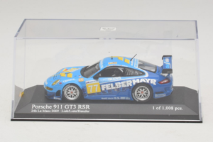 Porsche 911 GT3 R #77 M. Lieb / R. Lietz / W. Henzler 24 Hours of Le Mans 2009 Minichamps 1:43 400096977 Metal — billede 5 af 5