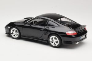 Porsche 911 996 Turbo Sort Bburago 1:18 18-12030 Metal — billede 7 af 8