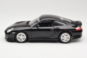Porsche 911 996 Turbo Sort Bburago 1:18 3367 Metal — billede 4 af 8