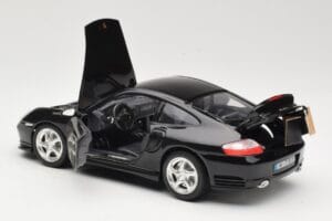 Porsche 911 996 Turbo Sort Bburago 1:18 3367 Metal — billede 5 af 8