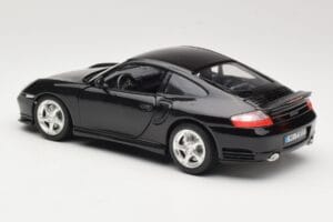 Porsche 911 996 Turbo Sort Bburago 1:18 3367 Metal — billede 7 af 8