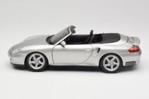 Porsche 911 996 Turbo Cabriolet Sølv Maisto 1:18 31660 Metal — billede 4 af 8