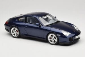 Porsche 911 996.2 Carrera 4S Mørkeblå GT Spirit 1:18 GT938 Resin — billede 4 af 6