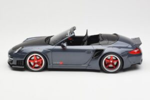 Porsche 911 997 Cabriolet Liberty Walk Grå GT Spirit 1:18 GT463 Resin — billede 3 af 6