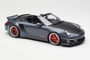 Porsche 911 997 Cabriolet Liberty Walk Grå GT Spirit 1:18 GT463 Resin — billede 4 af 6