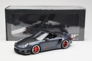Porsche 911 997 Cabriolet Liberty Walk Grå GT Spirit 1:18 GT463 Resin — billede 6 af 6
