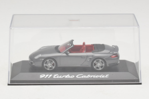 Porsche 911 997 Turbo Cabriolet Grey Metallic Minichamps 1:43 WAP02015216 Metal — billede 4 af 5