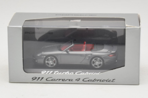 Porsche 911 997 Turbo Cabriolet Grey Metallic Minichamps 1:43 WAP02015216 Metal — billede 5 af 5