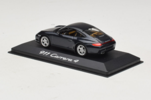 Porsche 911 997 Carrera 4 Dark Blue Metallic Minichamps 1:43 WAP02001518 Metal — billede 3 af 4