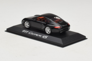 Porsche 911 997 Carrera 4S Sort Minichamps 1:43 WAP02010116 Metal — billede 3 af 4