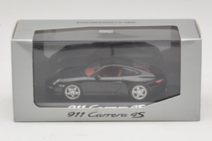 Porsche 911 997 Carrera 4S Sort Minichamps 1:43 WAP02010116 Metal — billede 4 af 4