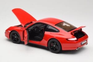 Porsche 911 997 Carrera 4S Rød Norev 1:18 187510 Metal — billede 5 af 8