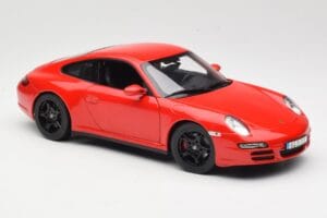 Porsche 911 997 Carrera 4S Rød Norev 1:18 187510 Metal — billede 6 af 8