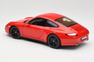 Porsche 911 997 Carrera 4S Rød Norev 1:18 187510 Metal — billede 7 af 8