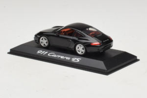 Porsche 911 997 Carrera 4S Mørkeblå Minichamps 1:43 WAP02011615 Metal — billede 3 af 4