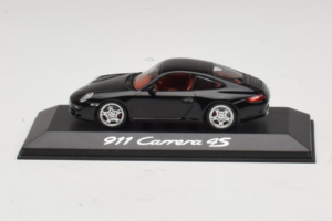 Porsche 911 997 Carrera 4S Mørkeblå Minichamps 1:43 WAP02011615 Metal