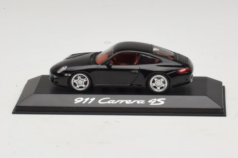 Porsche 911 997 Carrera 4S Mørkeblå Minichamps 1:43 WAP02011615 Metal