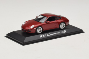 Porsche 911 997 Carrera 4S Rød Minichamps 1:43 WAP02001718 Metal — billede 2 af 4